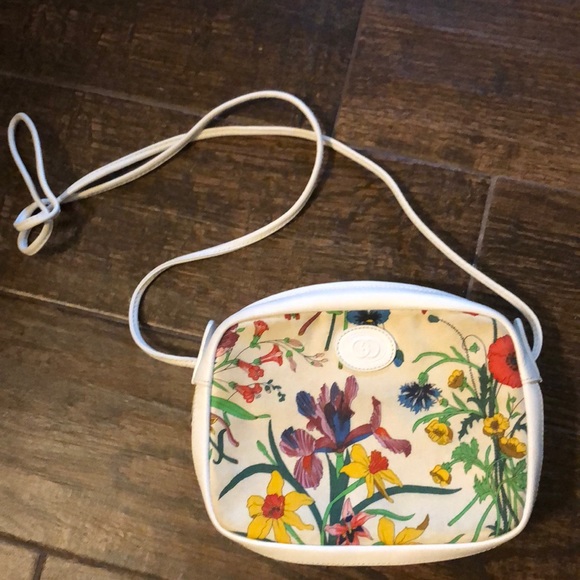 gucci floral crossbody
